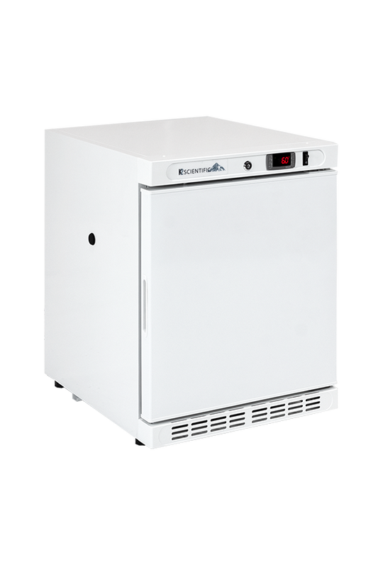 2.5 cubic foot undercounter solid door refrigerator