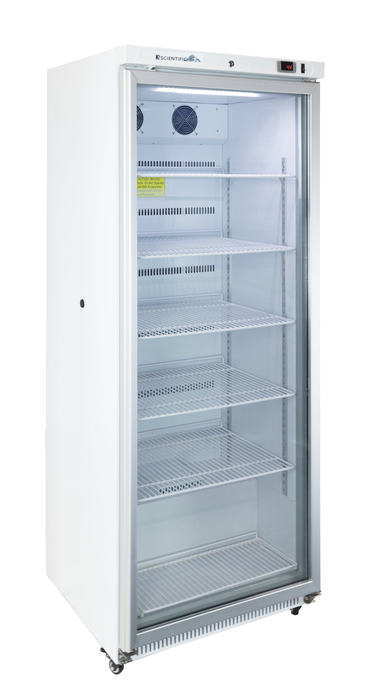 20 cubic foot laboratory upright glass door refrigerator