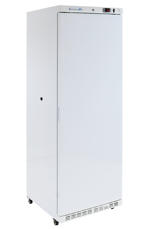 14 cubic foot solid door upright refrigerator