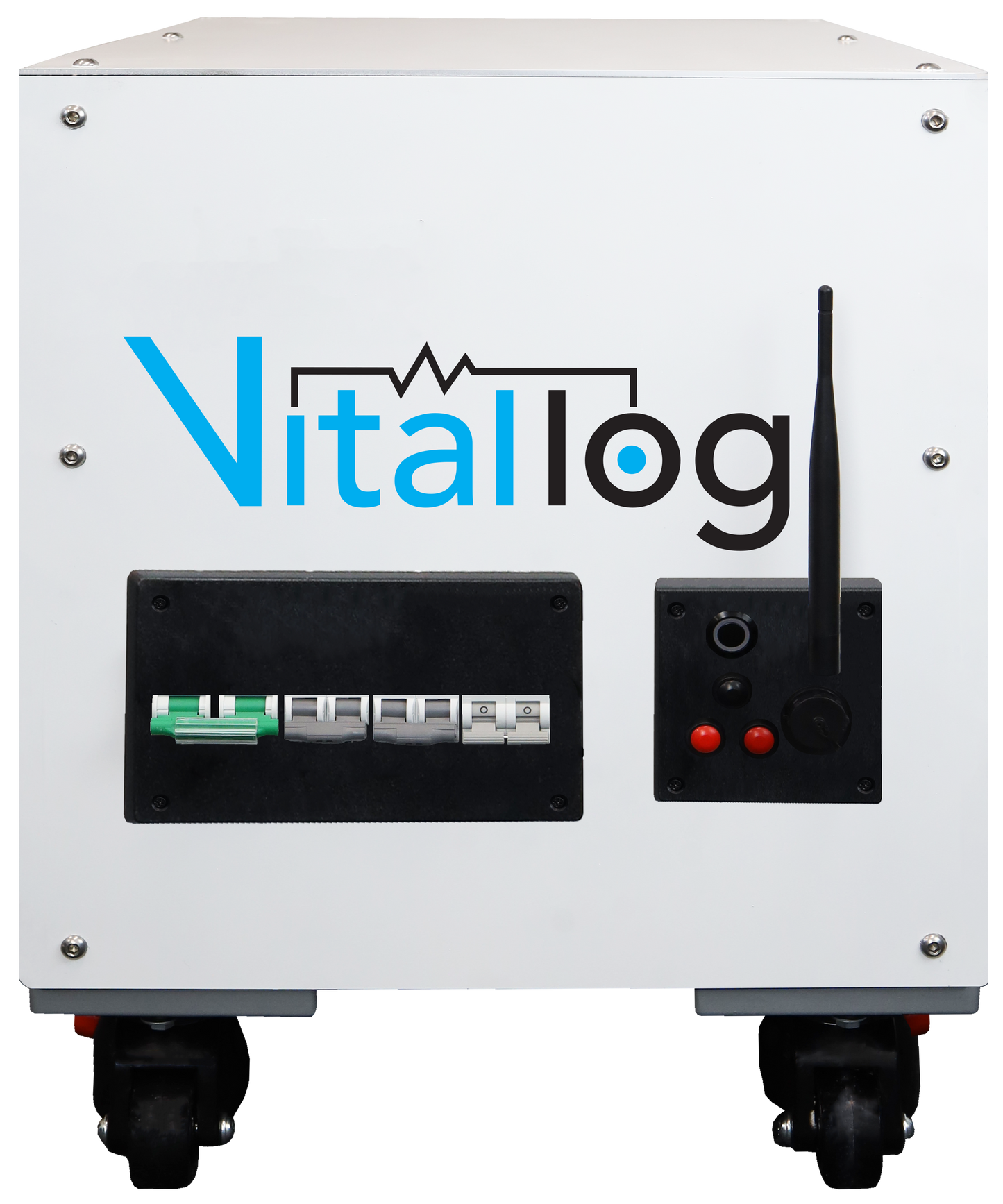 front  of the 14kwh VitalLog UPS Battery backup