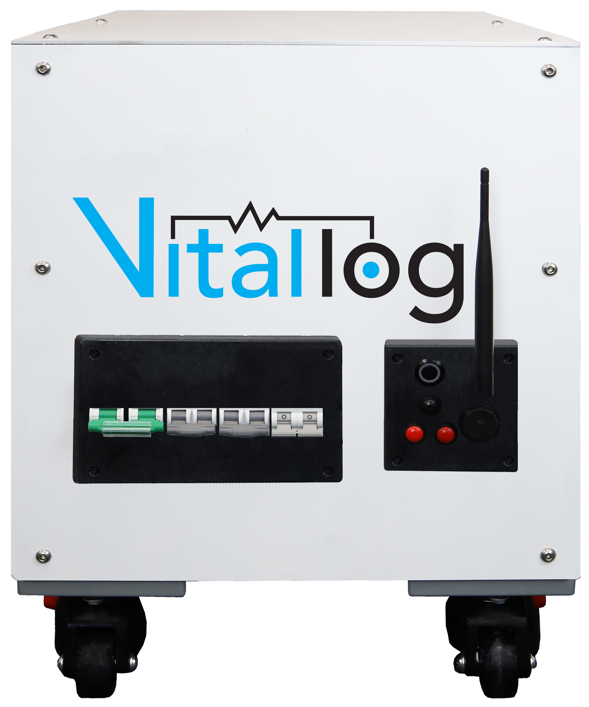 front of the 14kwh VitalLog UPS Battery backup