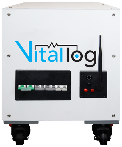 front  of the 14kwh VitalLog UPS Battery backup