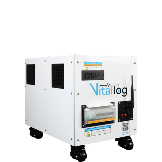 vital power supply battery backup system