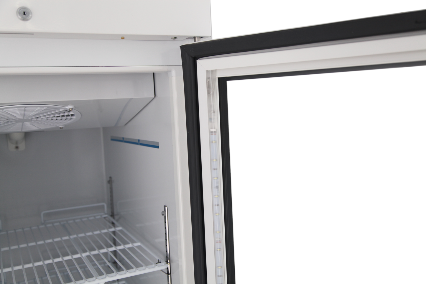 gaskets in the upright glass door refrigerator