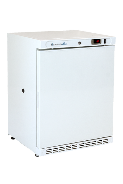 4 cubic foot undercounter solid door refrigerator 