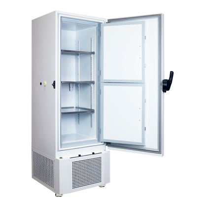 interior of the -80C upright 10 cu ft freezer