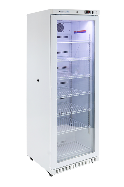 14 cubic foot glass door refrigerator