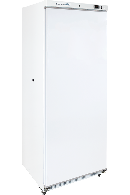 20 cubic foot upright solid door refrigerator
