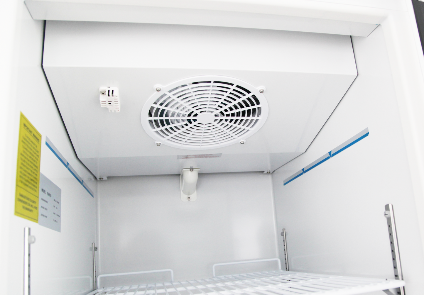 evaporator fan inside the k222 refrigerator