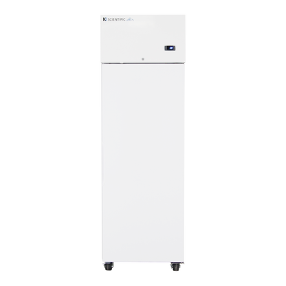 front view of the k222sdr refrigerator with casters