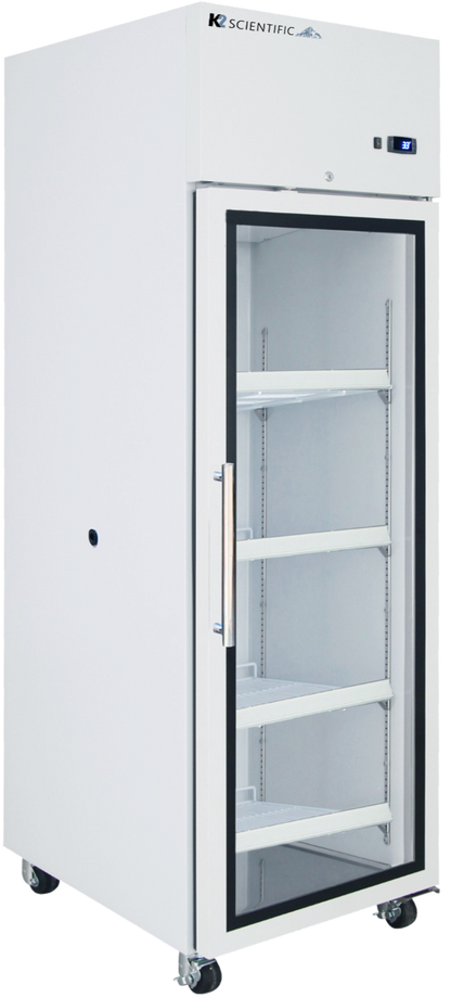 23 Cu. Ft. High Performance Glass Door Upright Refrigerator