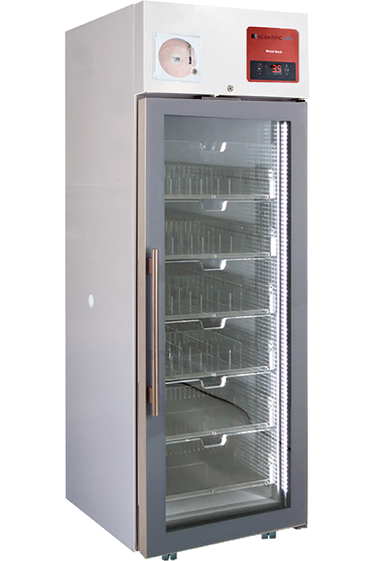 25 cu. ft. glass door blood bank refrigerator