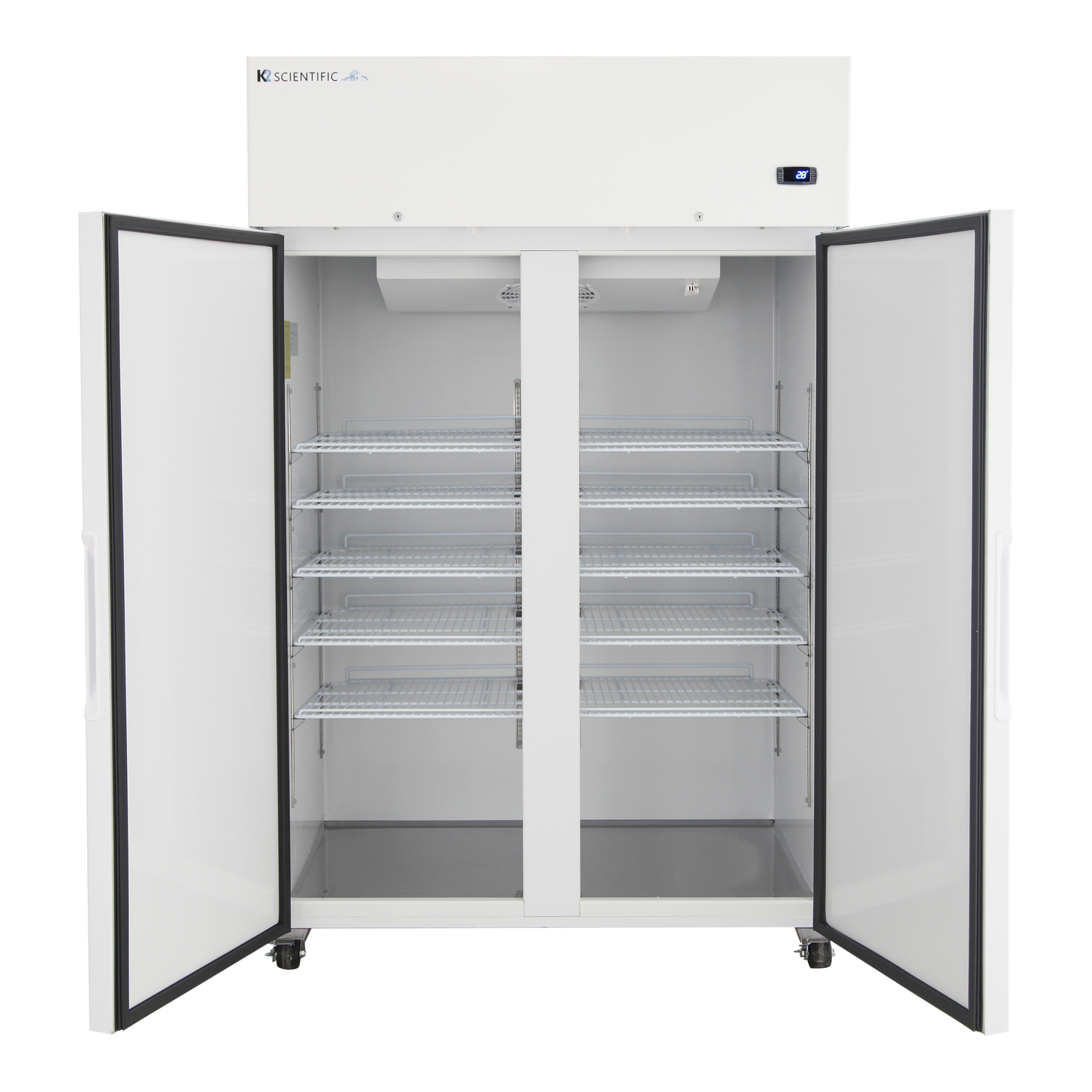 inside of the k247 refrigerator featuring 10 adjustable shelves