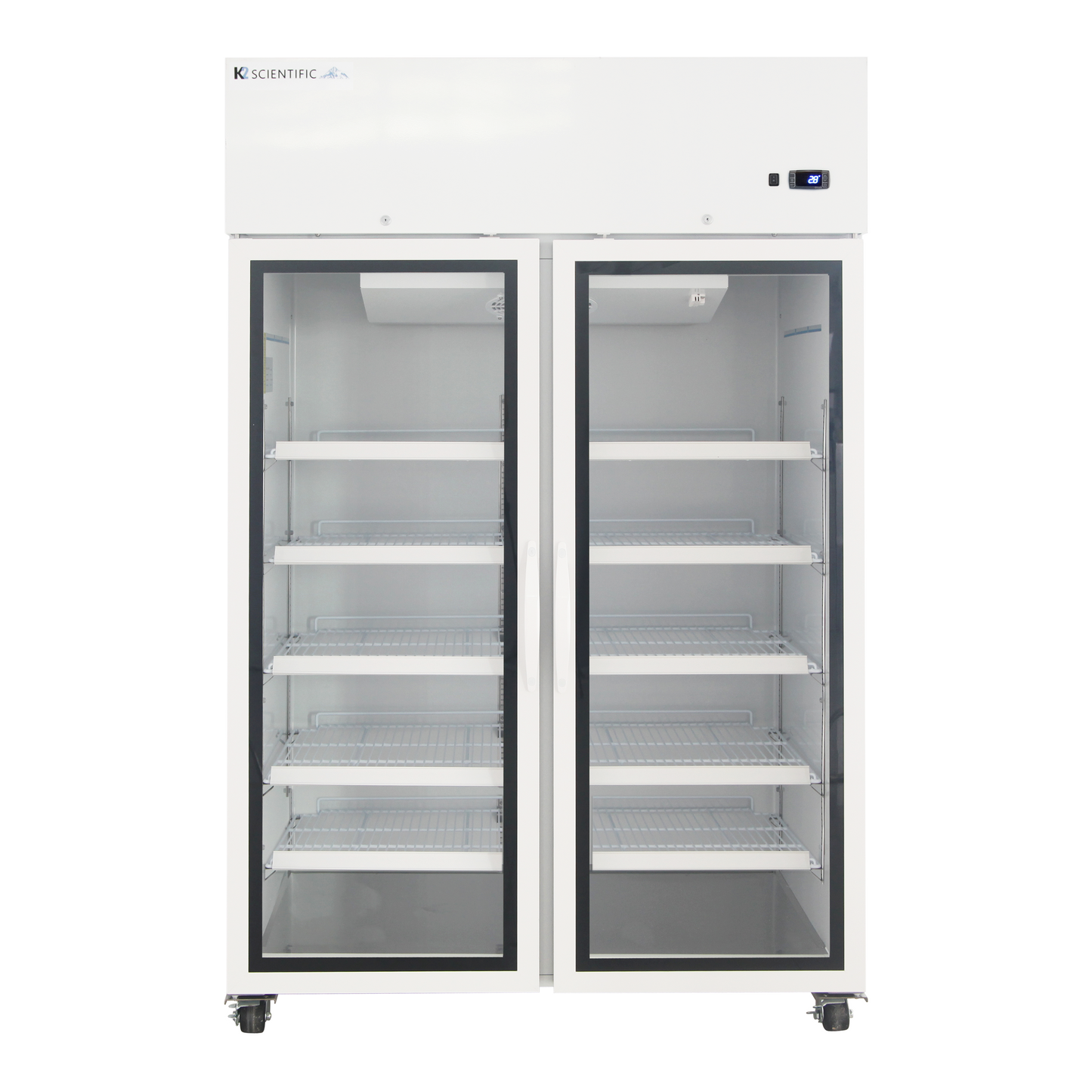 front view of the k247gdr refrigerator for hospitals