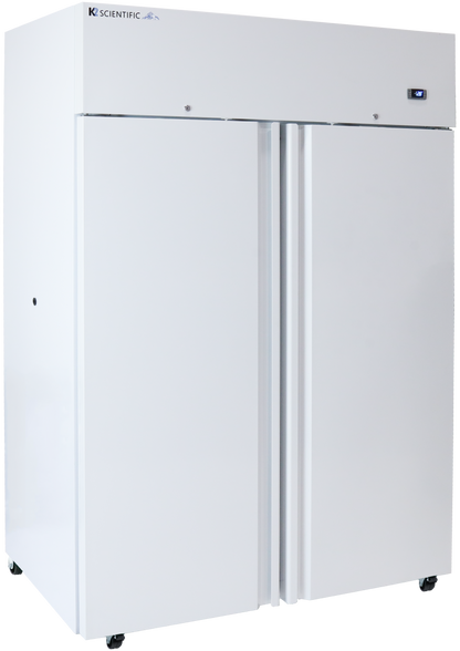 k2 scientific's 48 cu ft solid double door freezer