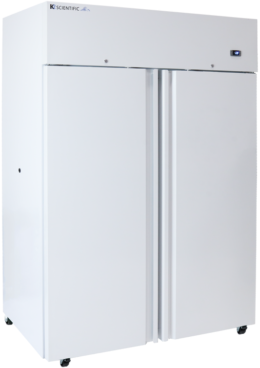 k2 scientific's 48 cu ft solid double door freezer