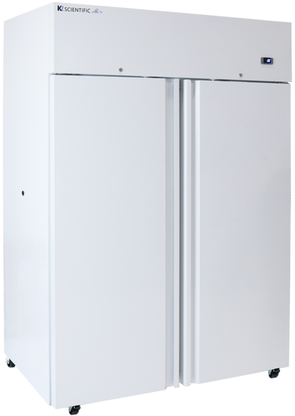 k2 scientific's 48 cu ft solid double door refrigerator