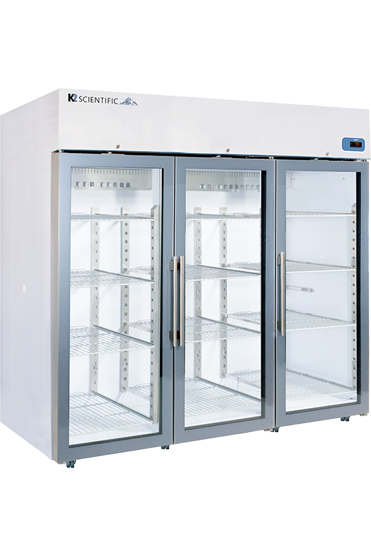 72 cubic foot glass door high performance refrigerator 