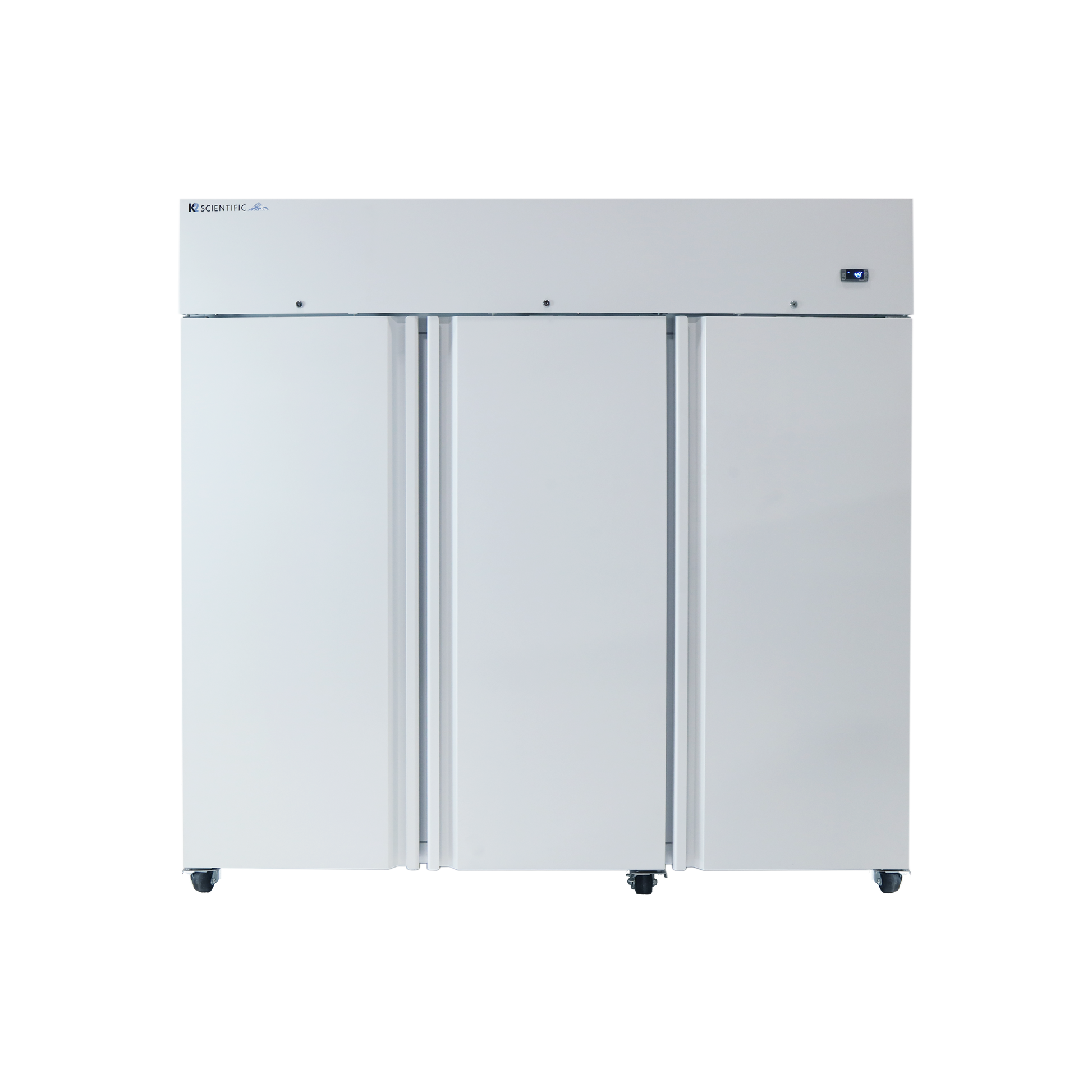 73 cu ft solid triple door refrigerator front view