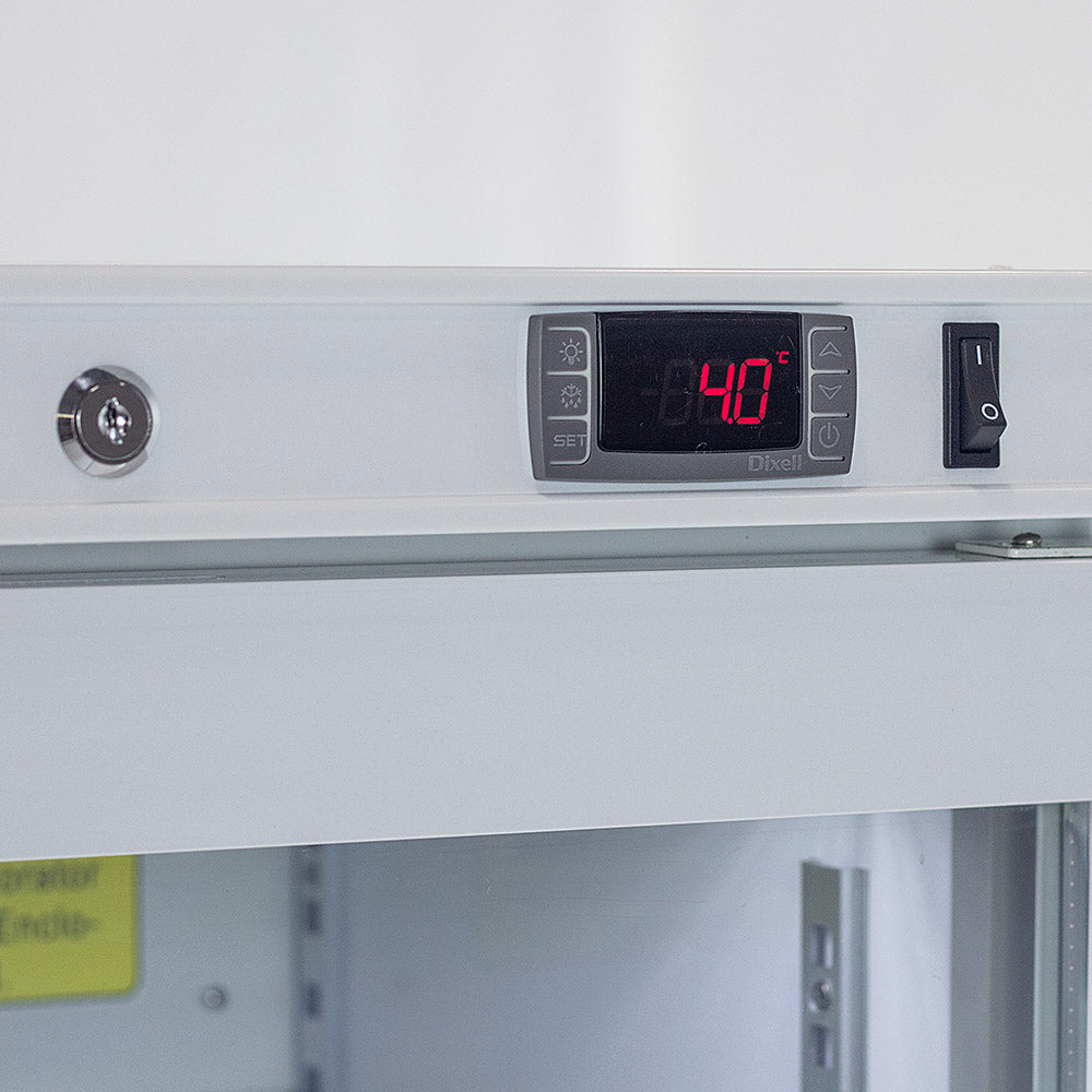 10 Cu. Ft. Glass Door Upright Medical Refrige – K2 Scientific