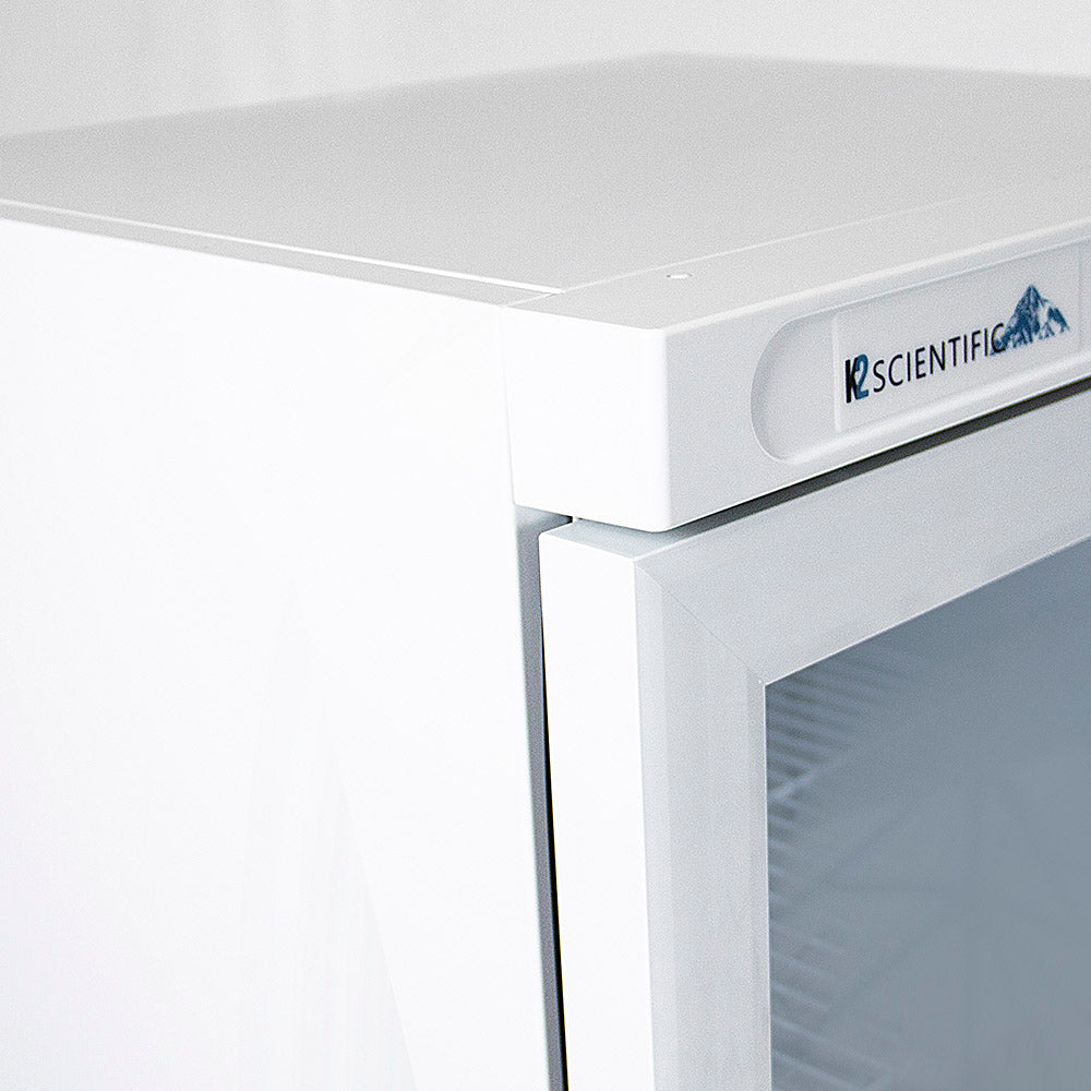 10 Cu. Ft. Glass Door Upright Medical Refrige – K2 Scientific