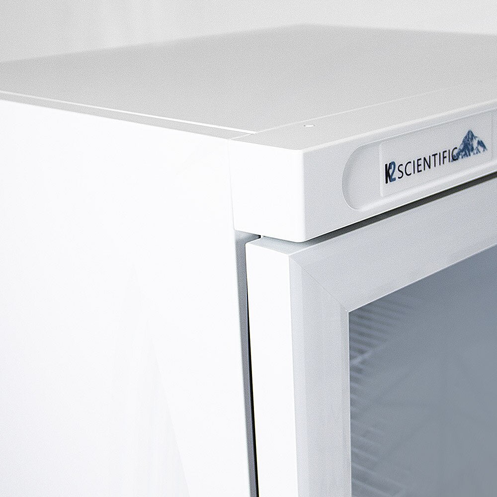 2.5 Cu. Ft. Bench-top Glass Door Lab Refriger – K2 Scientific