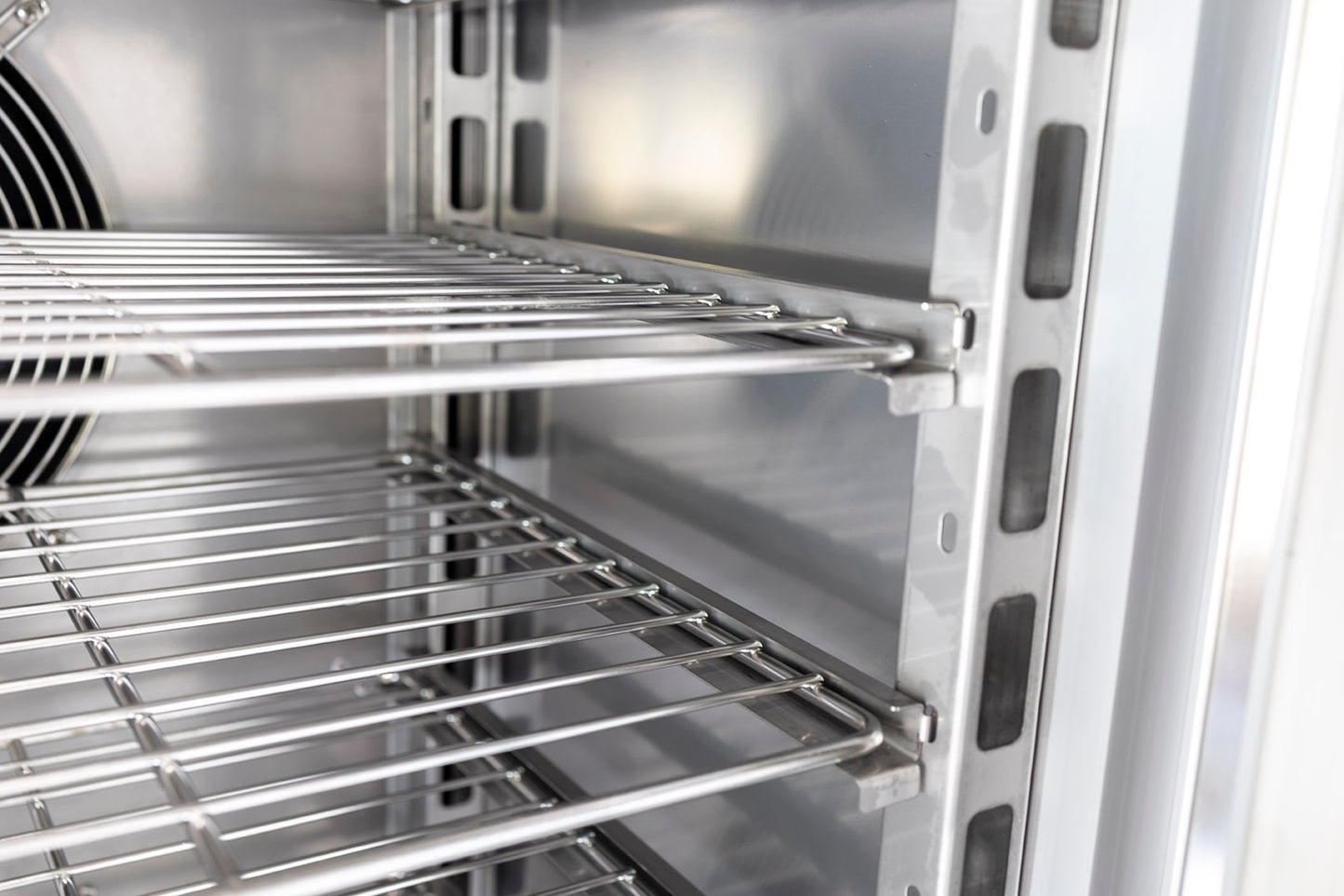 blast freezer wired shelving